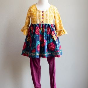 Wildflowers Tunics and Legging Set, Size 8